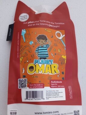 Tonies Planet Omar Audiobook New Sealed Ages 8+